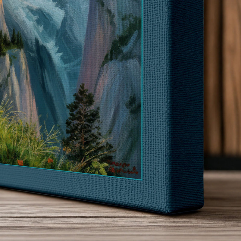 Print, 36x24 - 91.4 x 61.0 cm, Teal Border