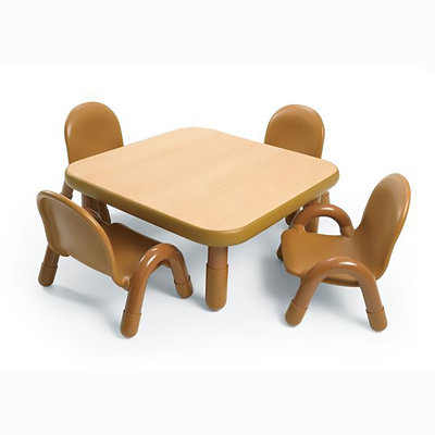 BASELINE Toddler Square Table & Chair Set