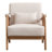 27.17" Wide Modern Upholstered Solid Wood Accent Chair With An Extra Pillow-859614647