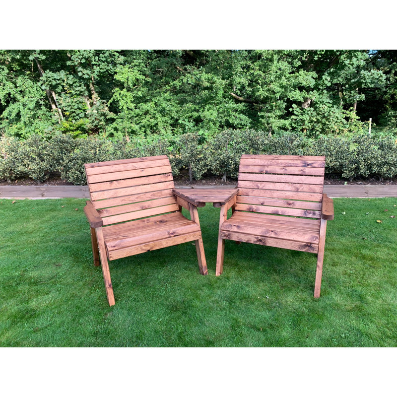 Oklee Solid Wood Outdoor Bench