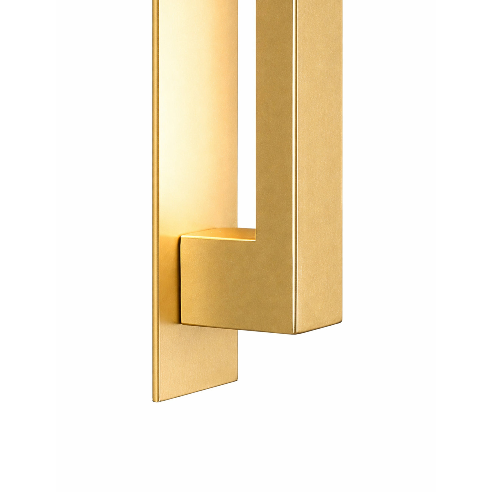 Gela Outdoor LED Wall Light, Burnished Gold, 36" H
