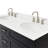 Abell 60.25'' Bathroom Vanity with Carrara Quartz Top-94003720-94003719