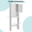 Armoire de rangement au-dessus de la toilette-122264924