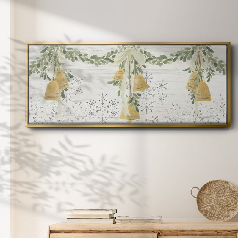 Toile encadrée, "Bells", H 20 po x l 50 po