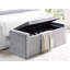 Banc de rangement en velours Fabroni-27327253