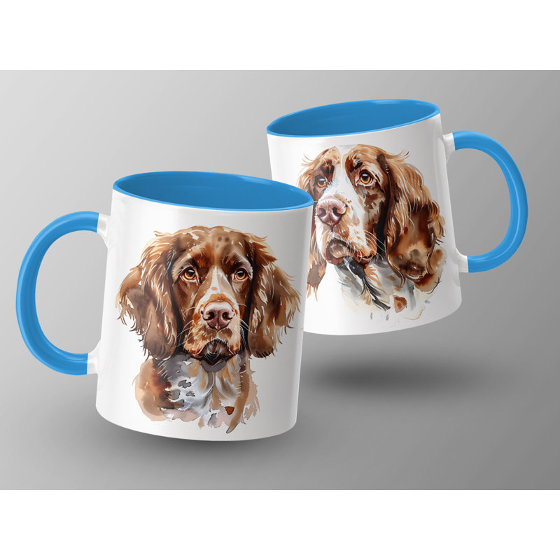Ceramic Coffee Mug, 3, Light Blue