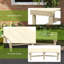Banc de jardin en bois, banc d'arbre d'extérieur / de patio rond semi-circulaire, banc de parc enveloppant pour cour, patio, terrasse, pelouse