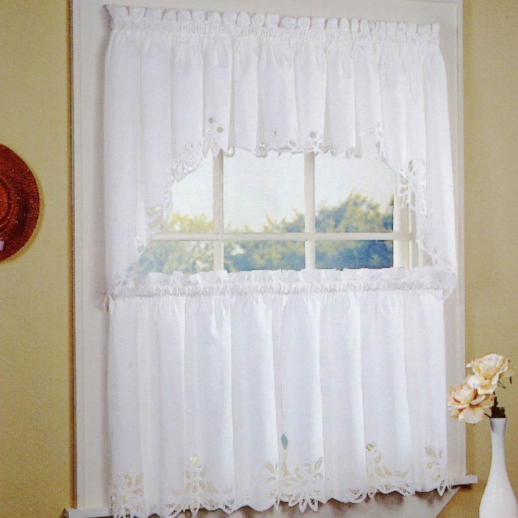 One Allium Way® Fairhope Cafe Curtain & Reviews | Wayfair