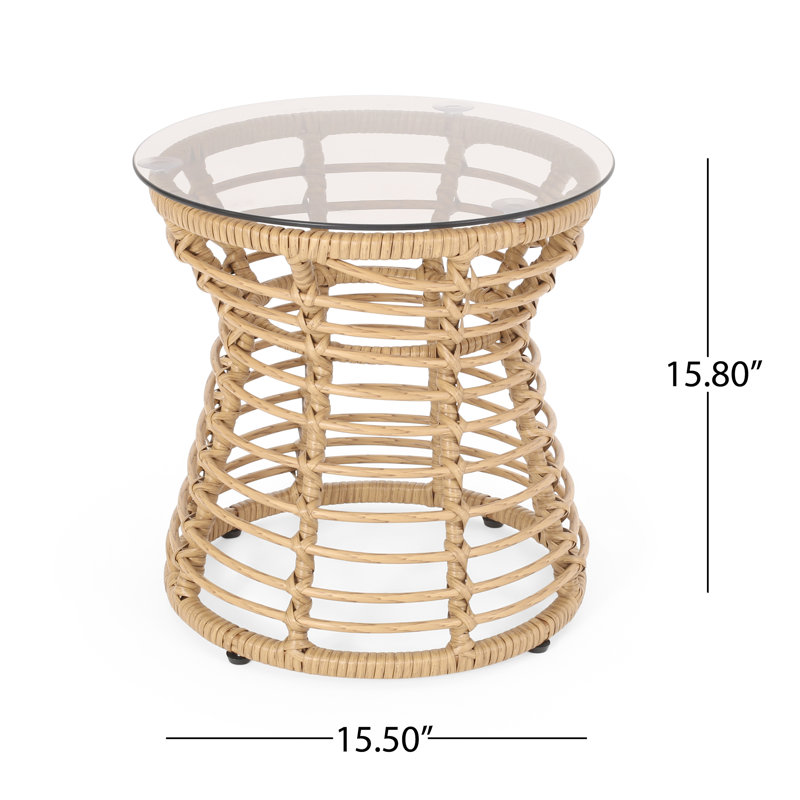 Table de bout Richfield, Marron clair