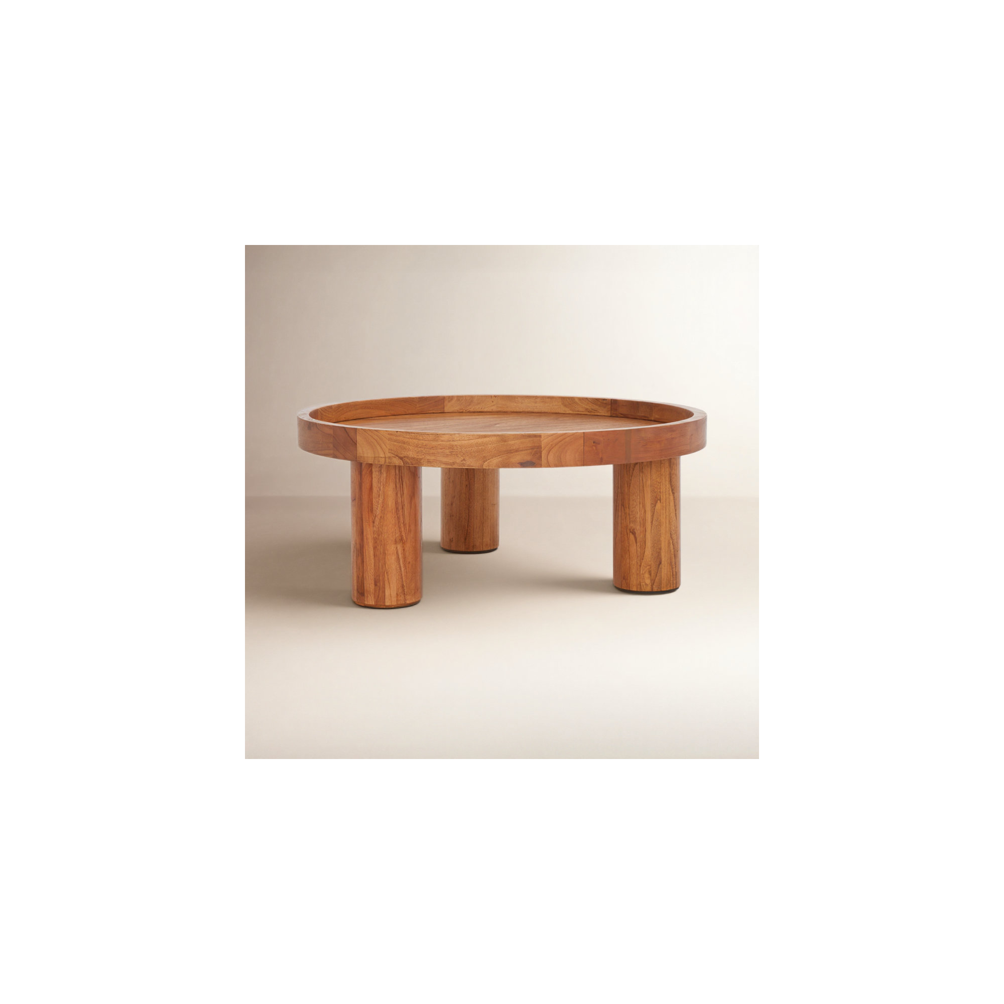 Eleanne Single Coffee Table, Brown