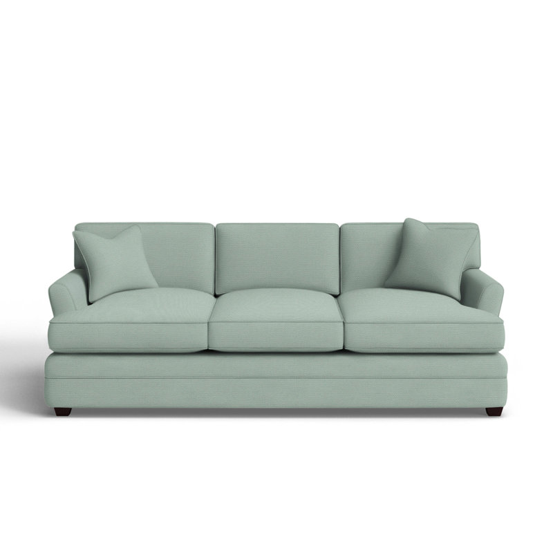 Harriss Upholstered 91'' Sofa, Bayou Spray Canvas