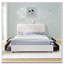 Lit tapissier avec tête de lit surdimensionnée, lumière DEL et 4 tiroirs de rangement-295720005-295720007