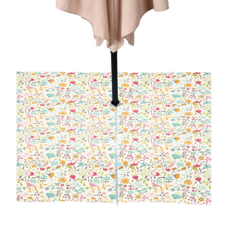 Blooming Springs Water Repellent Tablecloth, 120" x 60"