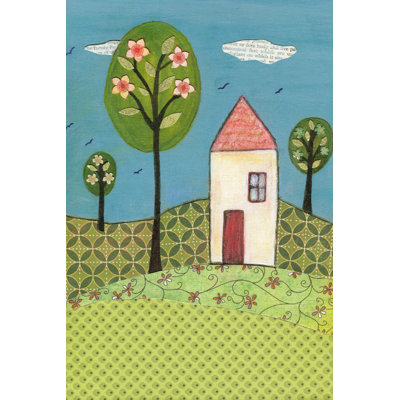 «Little White House» par Vanessa Sascalia, reproduction sur toile tendue