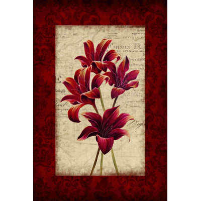 " Another Red Flower " Painting Print