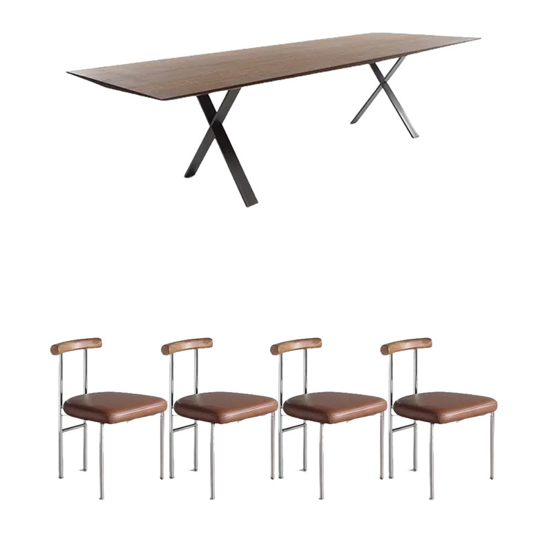 Ensemble de salle à manger rectangulaire, H 29,13 po x L 70,87 po x l 35,43 po