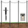 Excello Global Products V2 Light Pole 4 Pack With 100' Of LED Edison Bulb String Lights (Yard Mount)