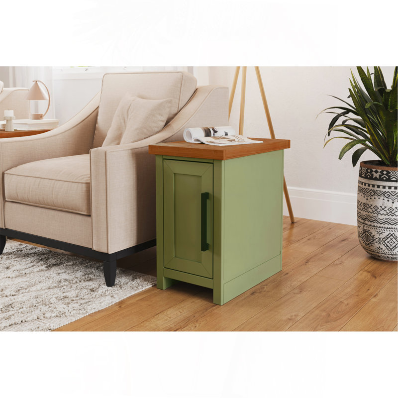 Table de chevet 14 pouces, Vert