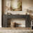 71" Farmhouse Console Table For Entryway, Long Sofa Table Behind Couch-121685659