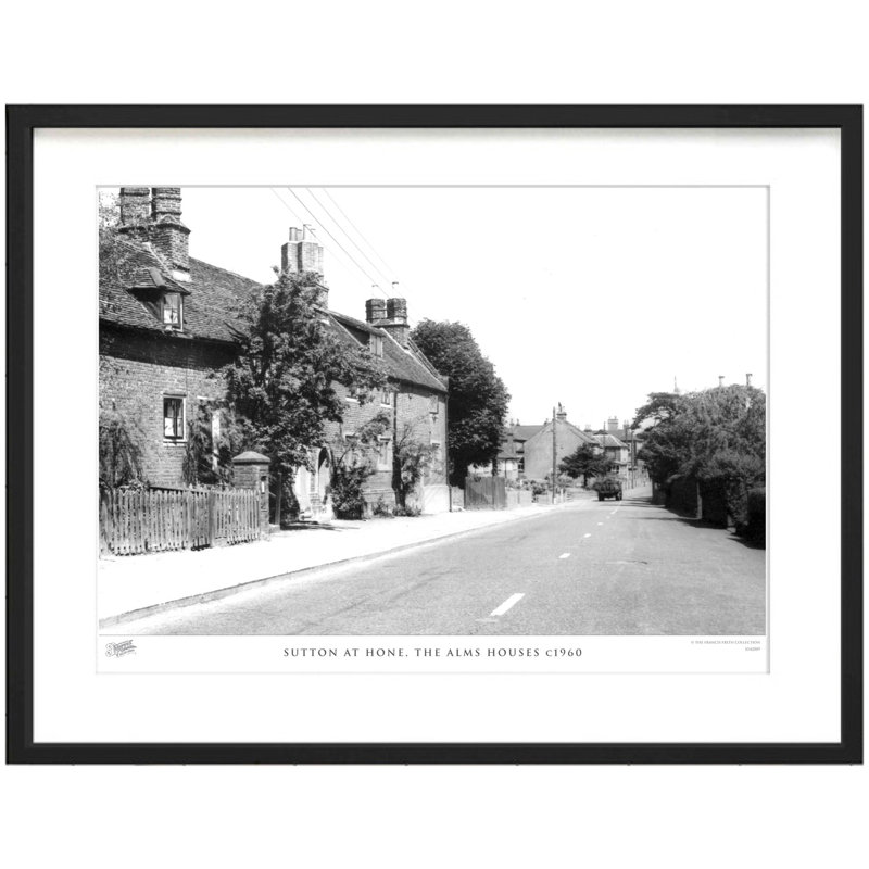 Sutton At Hone, The Alms Houses C1960 by Francis Frith - Single Picture Frame Print, 40cm H x 50cm W x 2.3cm D