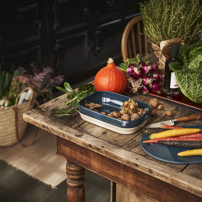 Bahia Serving Dish, Bluestone 