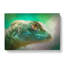 Green Lizard In Abstract - Wrapped Canvas-55311375