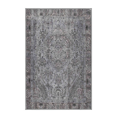 Tapis gris/beige traditionnel Zarah