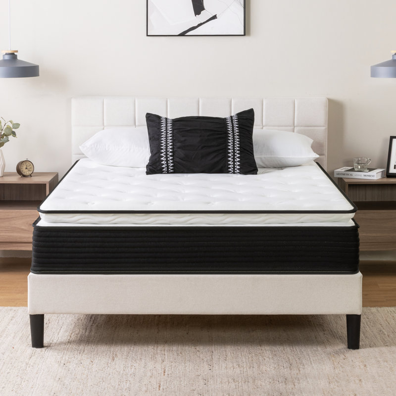 Wayfair Sleep 10" Plush Pillow Top Hybrid Mattress, Queen