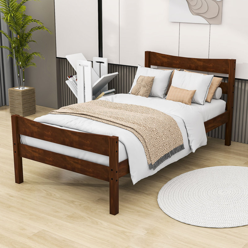 Slat Bed, Walnut