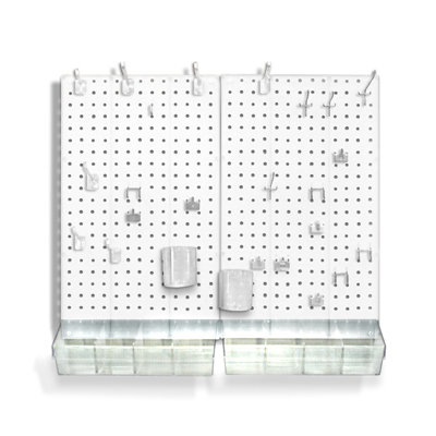 Ensemble de 70 panneaux perforés (2 13,5 po x 22 po)