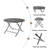 ROUND FOLDABLE DINING TABLE