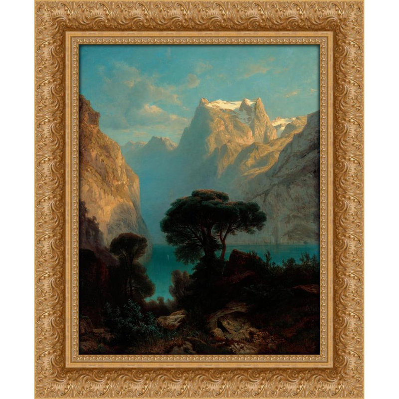 Lac des Quatre Cantons (1863), H 18 po x l 15 po