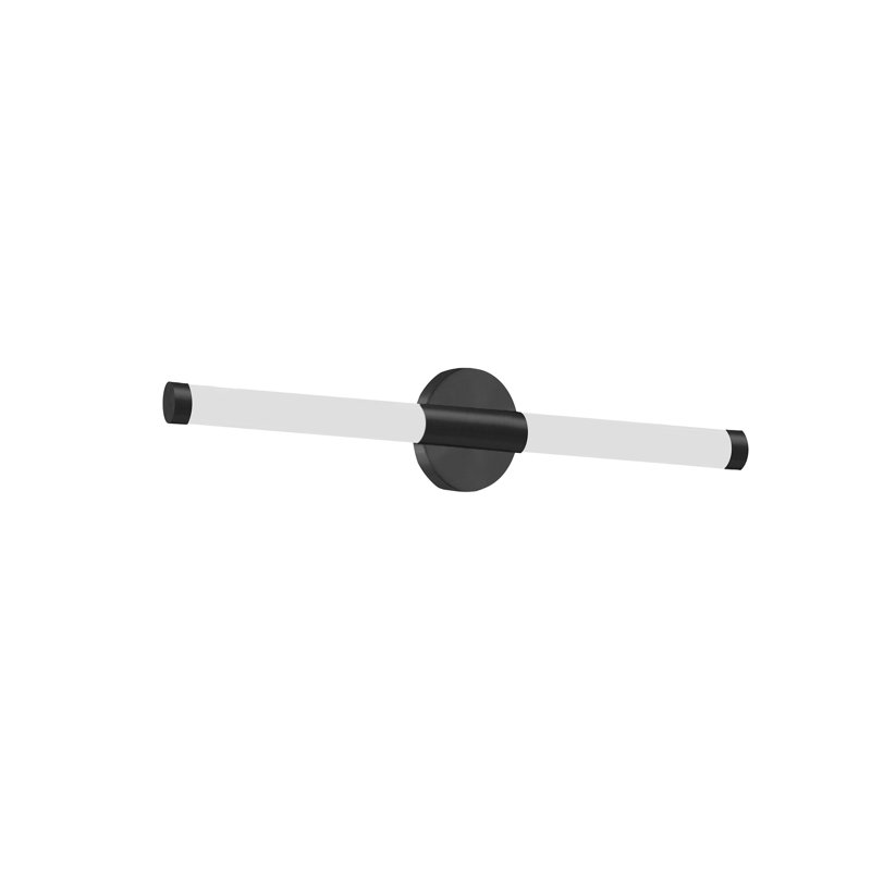 Farhanaaz LED Armed Sconce, Matte Black