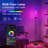68.95" Traditional Floor Lamp Color Changing App and Remote Control for Party Living Room-1649420443