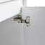 Meuble-lavabo autoportant 48 po avec lavabo en résine, 2 armoires de rangement et 2 armoires murales