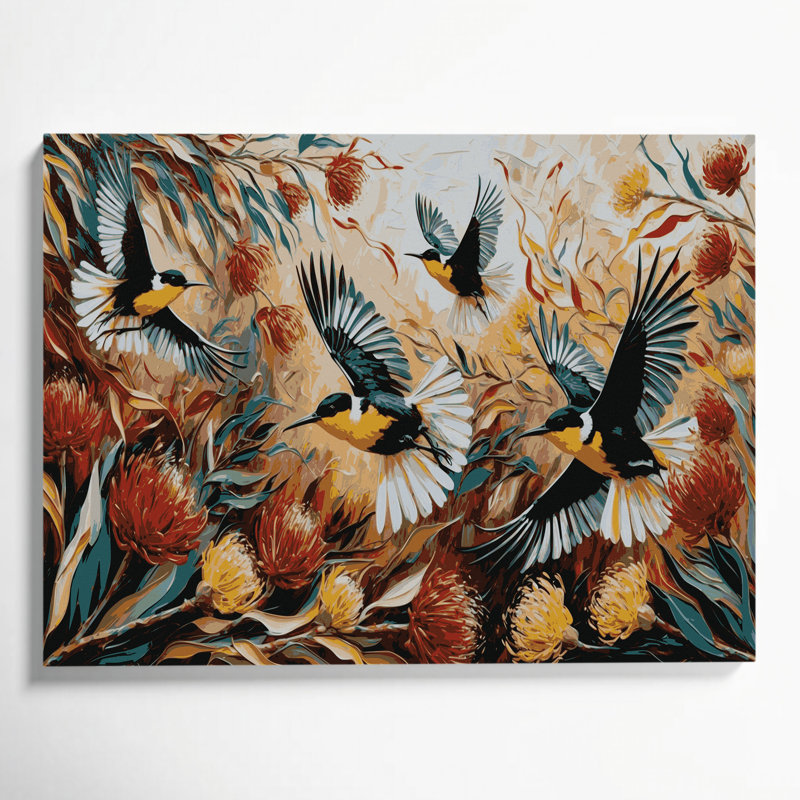 Oiseaux, art mural New Holland, H 11 po x l 14 po