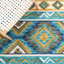 Tapis 352 bleu / jaune-647849610