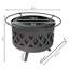 Black Crossweave Smokeless Fire Pit - 24"