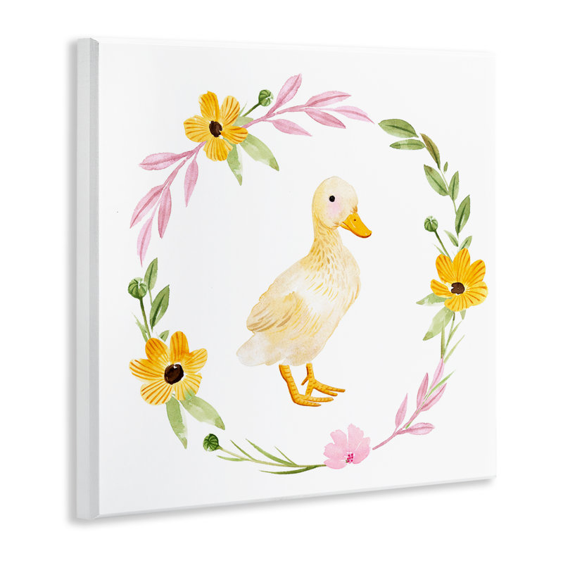 «Duckling with Daisy Wreath» par Enya Todd