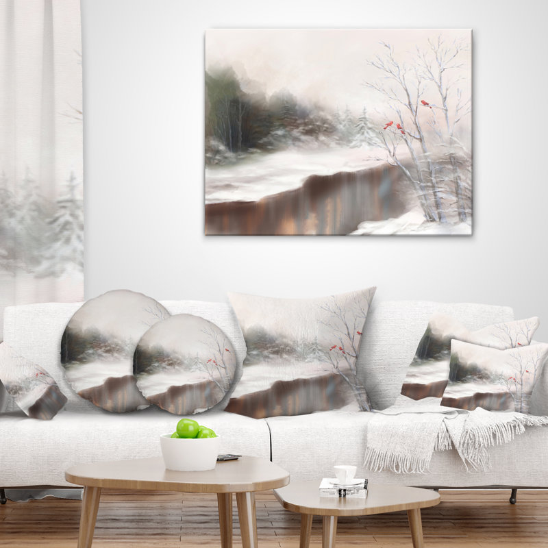 Coussin Landscape, Rectangulaire, 12 po x 20 po