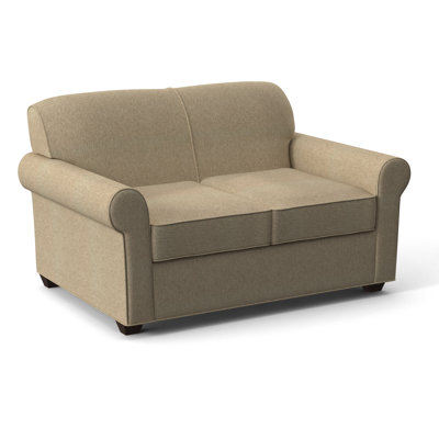 Finn 59" Rolled Arm Sofa Bed Loveseat with Reversible Cushions