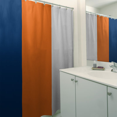 Striped Shower Curtain with Liner Included
