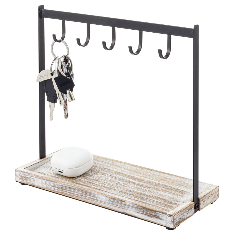 5 Hook Metal Key Jewellery Stand