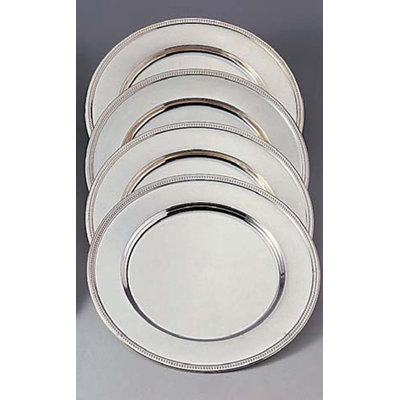 Alexandria Nickel Plated 12" Dinner Plate