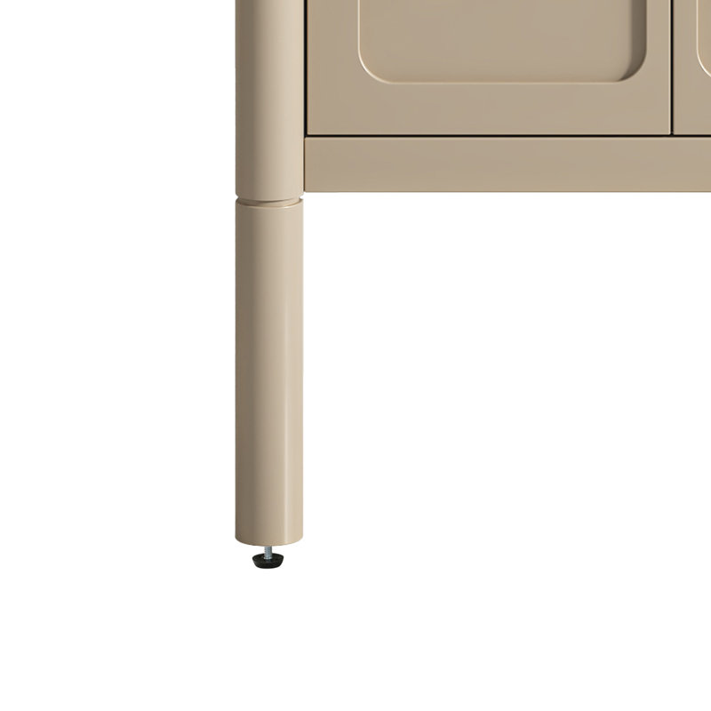 Meuble-lavabo double Ario 60 po, couleur kaki, avec comptoir en quartz, 60"