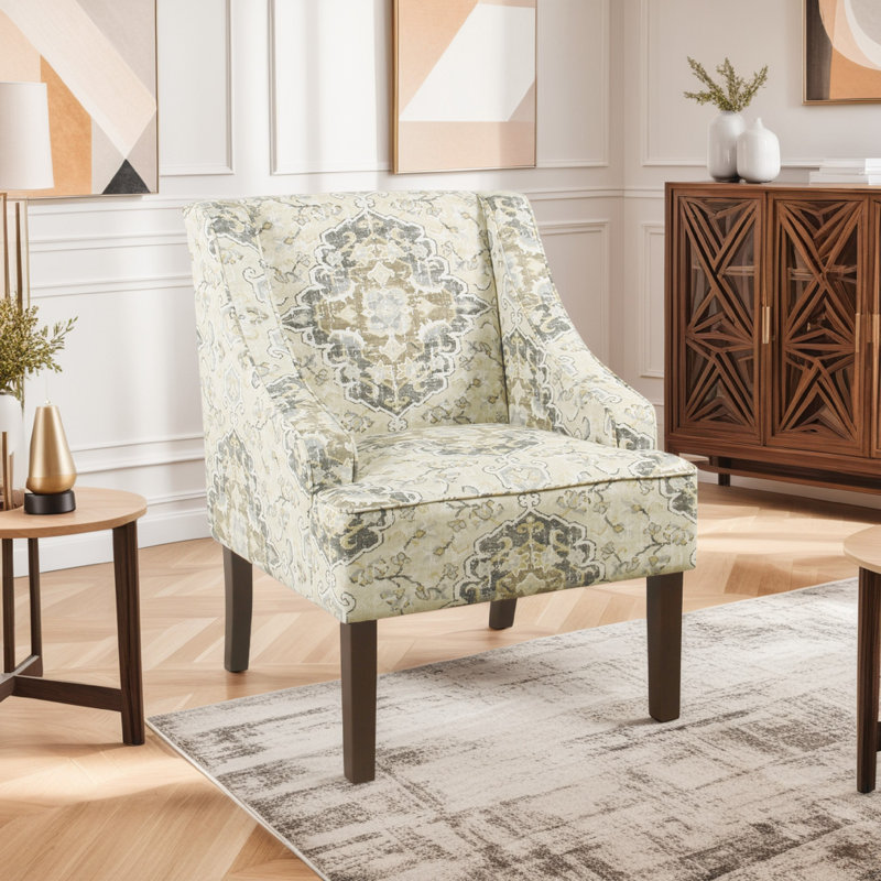 Chaise d'appoint Zaheim, Jaune