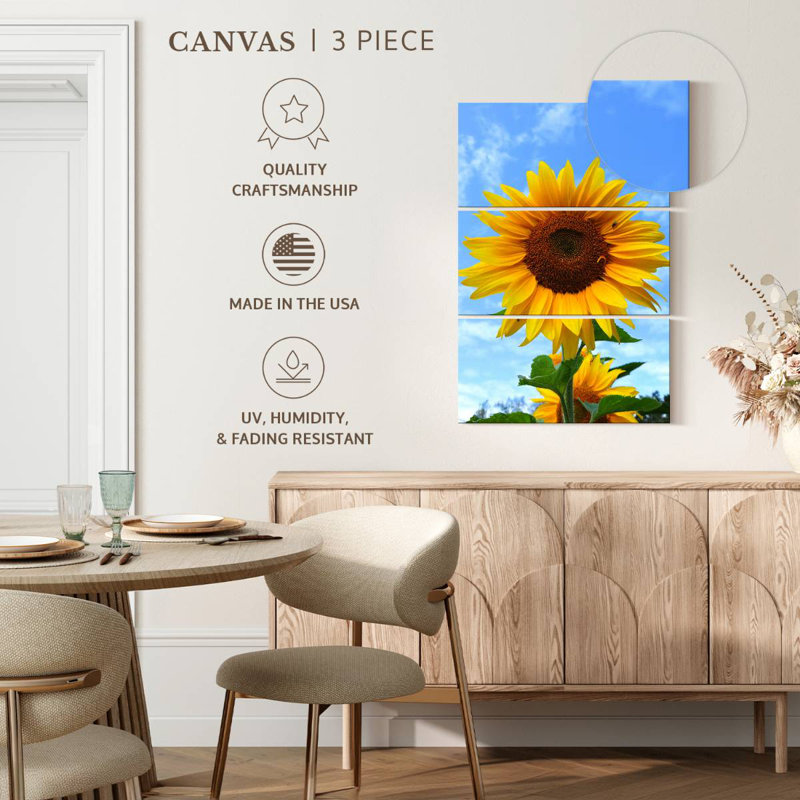 Harnek Sunflower Blooming, 32" H x 20" W