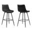 Faux Leather Modern Low Back Counter Stool-958689549-959345386-959345390