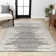 Errol Aya Berber Stripe Geometric Cream/Gray Rug