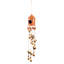 Fiesta Bird House Chime in Orange